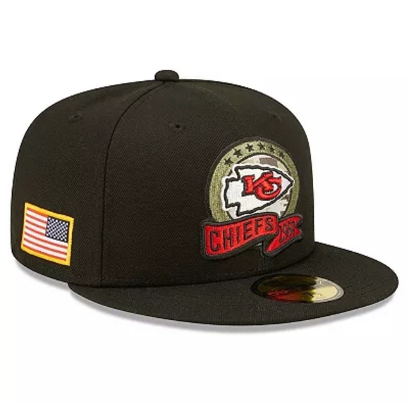 New Era Other - New Era KC Chiefs Hat Black 7 1/8 NEW